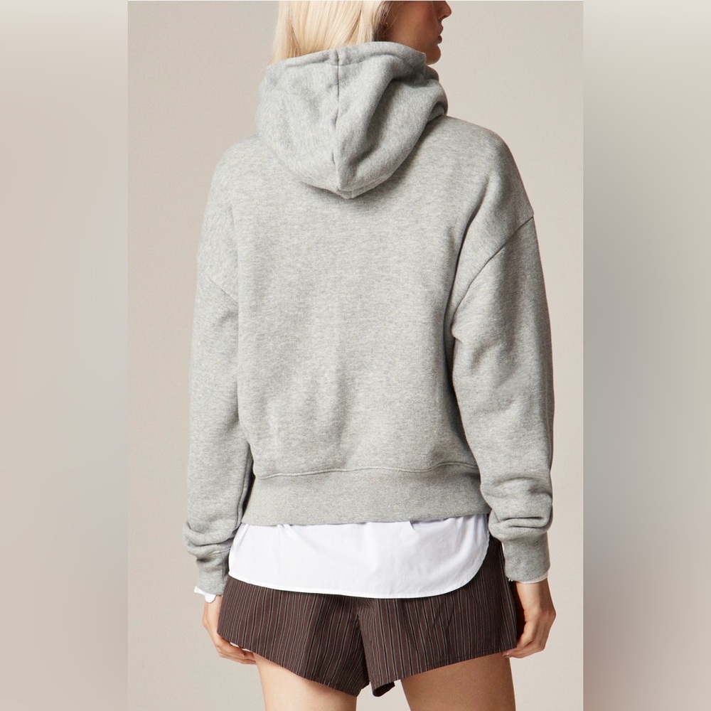 NWT J. Crew Grey Heritage Terry Hoodie, size XL - Picture 3 of 8